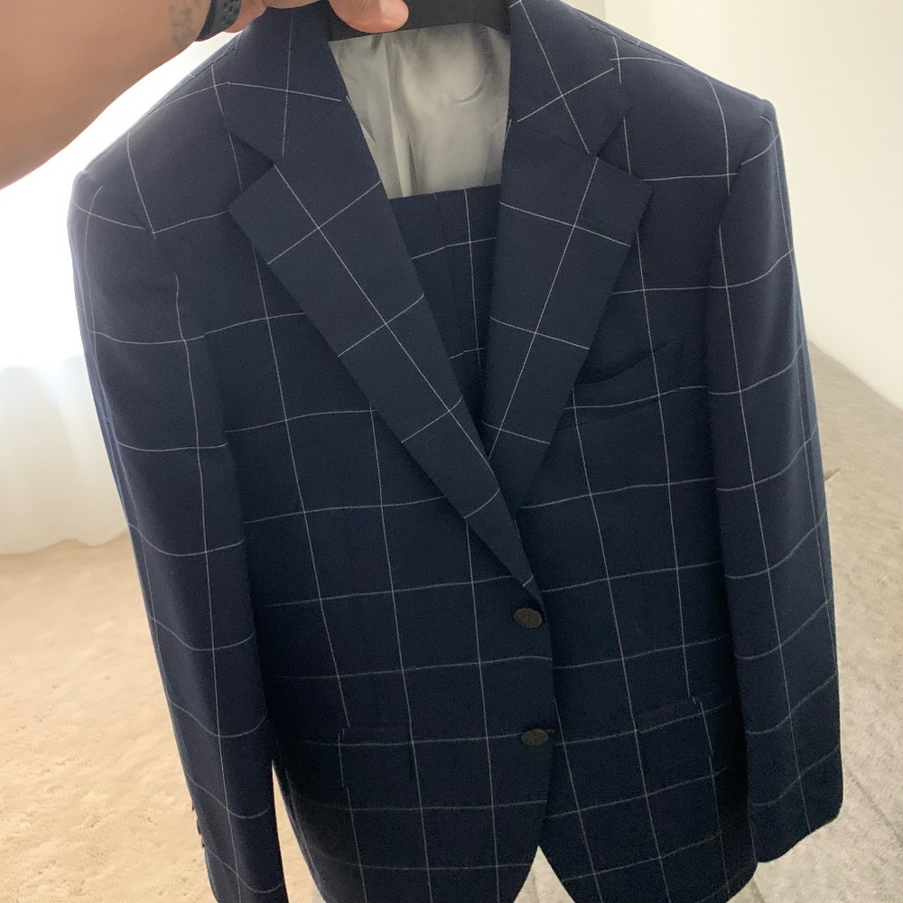 Suitsupply windowpane suit
